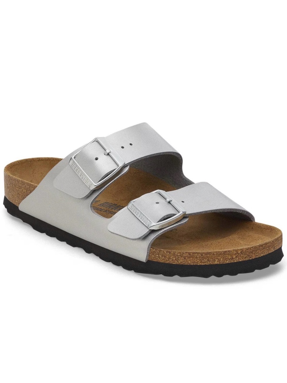 Birkenstock Arizona, Metallic Silver, 40